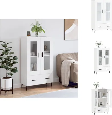 Produktbild von vidaXL Highboard Weiß 69,5x31x115 cm Holzwerkstoff - Sideboards