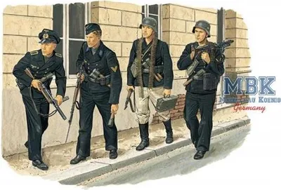 Image de Dragon 1/35 Troupes navales allemandes (Dieppe 1942)