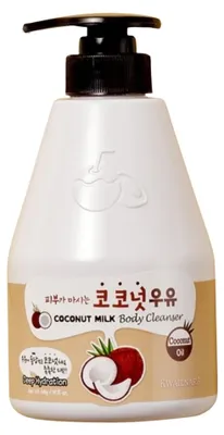 Produktbild von KWAILNARA - Coconut Milk Body Cleanser Intensiv feuchtigkeitsspendendes Duschgel mit Kokosnussöl, 560 g