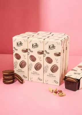 Produktbild von KoRo I Hafer-Doppelkeks mit Erdnussbutterfüllung 12 x 180 g