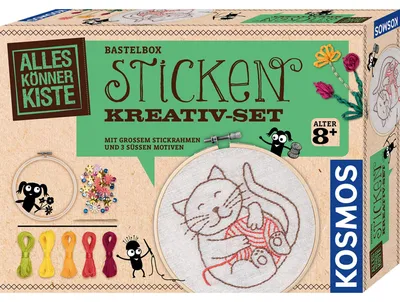 Produktbild von Kosmos Sticken Kreativ-Set, Basteln