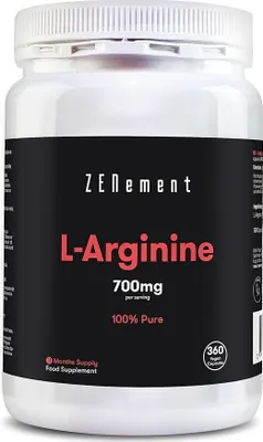 Obrázek produktu pro Doplněk stravy Zenement L-Arginine 100% Pure 700 mg, 360 kapslí