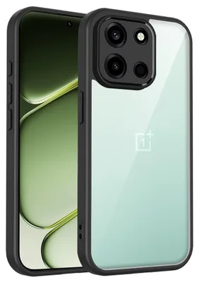 Produktbild von OnePlus Nord 6 Hülle - Coverup Transparentes Back Cover mit Kameraschutz - Schwarz