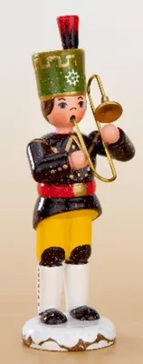 Produktbild von Winterkinder Bergmann Posaune (9cm) von Hubrig Volkskunst