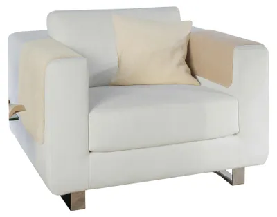 Produktbild von Erwin Müller Armlehnenschoner Matera" 2er-Pack creme/wollweiß 50x70 cm"