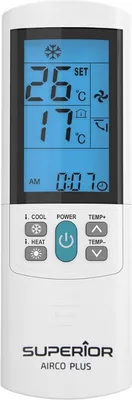 Produktbild von Superior Electronics AirCo PLUS - Universelle Fernbedienung für Klimaanlagen White, SUPCU001, incl. 4000 Codes