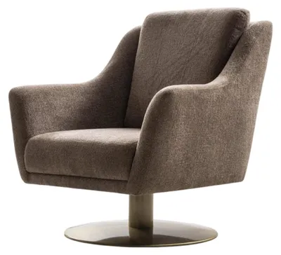 Immagine prodotto di Elegante poltrona girevole Poltrona da studio di design Poltrona imbottita