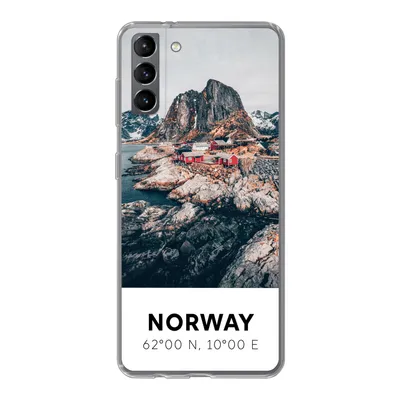 Produktbild von MuchoWow® Handyhülle Schutzhülle Hülle für Samsung Galaxy S21 Plus Norwegen - Wasser - Bergen Silikon Softcase Handy Hülle - Handy-Tasche
