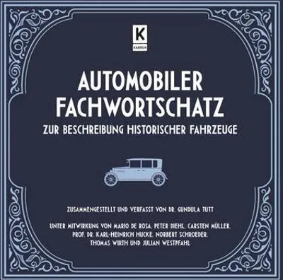 Immagine prodotto di Automobiler Fachwortschatz zur Beschreibung historischer Fahrzeuge