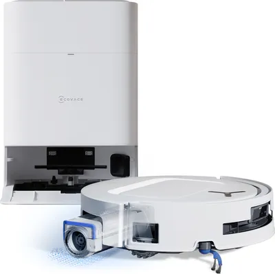 Produktbild von ECOVACS Saug- und Wischroboter DEEBOT T80 OMNI WHITE mit selbstreinigender OZMO ROLLER-Wischtechnologie White One Size