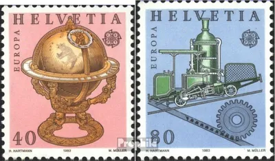 Produktbild von Briefmarken Schweiz 1983 Mi 1249-1250 (kompl.Ausgabe) postfrisch Europa