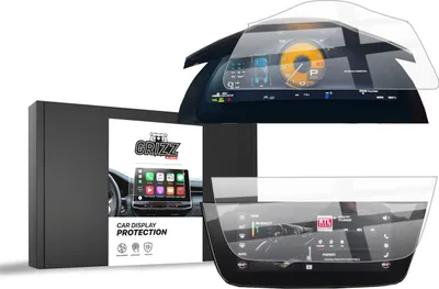 Produktbild von Keramische Autodisplayfolie 2in1 für Ferrari 12Cilindri 15,6"+10,25" (2024-2025), Grizz Protector