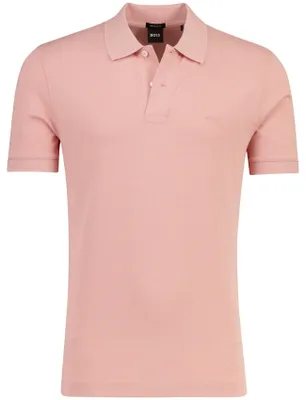 Produktbild von Poloshirt Boss Black Pallas Piqué rosa Baumwolle 2-Knopf