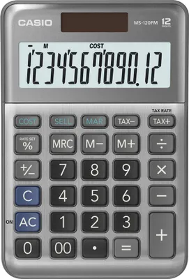Produktbild von Casio Tischrechner anzeigend MS-120 FM 12 Stellen, Solar/Batterie
