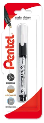 Zdjęcie produktu dla Pentel Marker zdobniczy, olejowy MMP20 biały