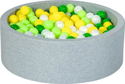 Obrázok produktu pre Guľôčkové ihrisko + 450 perleťových, žltých, zelených, zelených gulí