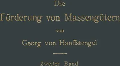 Produktbild von Die Förderung von Massengütern