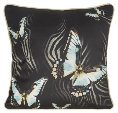 Produktbild von Eurofirany 463596, Schwarz, Polyester, Muster, 360 g/m², 45 x 45 cm, 200 g