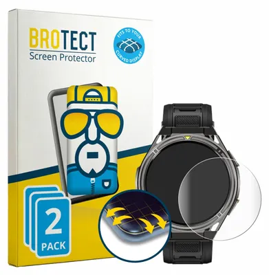 Produktbild von 2x BROTECT Fullscreen Schutzfolie für Cubot GT5 Displayschutz Folie Fullcover Klar Transparent