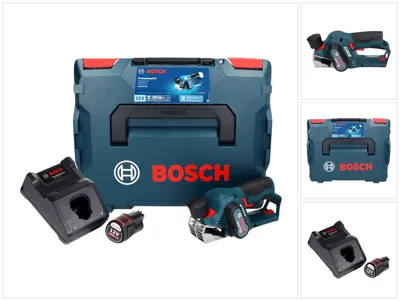 Produktbild von Bosch GHO 12V-20 Professional Akku Hobel 12 V Brushless + 1x Akku 3,0 Ah + Ladegerät + L-Boxx