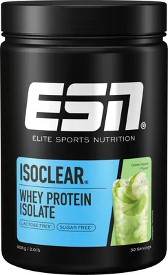Produktbild von ESN ISOCLEAR Whey Isolate 908g - Green Apple