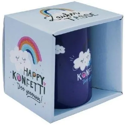 Produktbild von Zaubertasse Regenbogen "Happy Konfetti tooo yooouuu!"