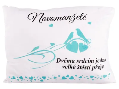 Obrázek produktu pro Svatební polštář pro novomanžele