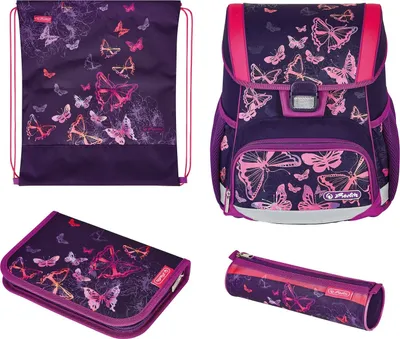 Produktbild von Herlitz Schulranzen Loop Plus Butterflies