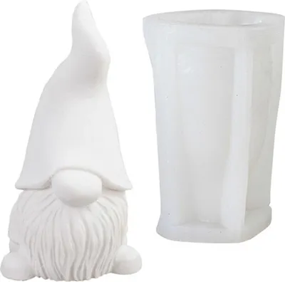 Produktbild von CREARTEC Gießform aus Silikon - Wichtel - für eine Figur aus Beton, Gips, Gießharz und mehr - Füllmenge: 70ml