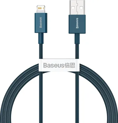 Zdjęcie produktu dla Superior Kabel Przewd Do Iphone Usb - Lightning 2.4A 1M Niebieski