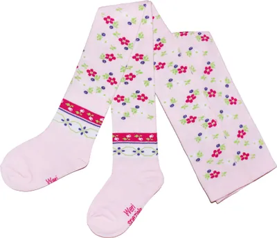 Produktbild von Kinder Strumpfhosen für Mädchen Rosa Etno Größe 62