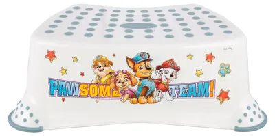 Produktbild von keeeper Paw Patrol Tritthocker, Anti-Rutsch, für 3-14 Jahre, Tomek, Weiß
