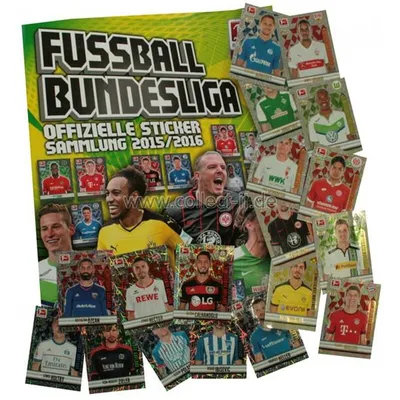 Image de Bundesliga Sticker Jeu complet 2015/2016 + Autocollants limités + Album
