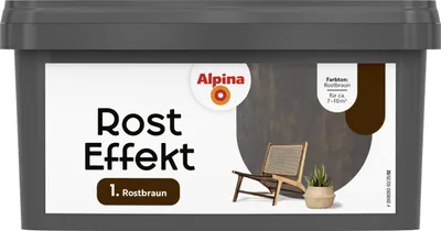 Produktbild von Alpina Wandfarbe Rost Effekt rostbraun 800 ml