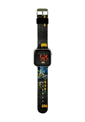 Produktbild von Disney Kinder-Armbanduhr mit Batman-Motiv und leuchtender digitaler LED-Anzeige