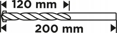 Produktbild von GRAPHITE Betonbohrer für Bohrmaschinen - Mit Zylinderschaft, ideal für Beton, Ziegel & Stein - Robuste Qualität für Heimwerker und Profis - Bohrer für Mauerwerk