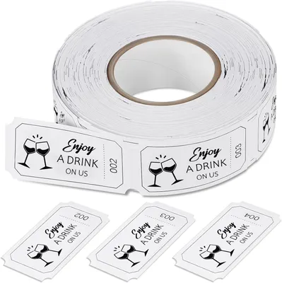 Imagen del producto de Zonon ofrece 500 fichas para bebidas en bodas y fiestas. ¡Disfrute de una bebida invitada por nosotros!