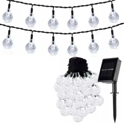 Immagine prodotto di Lampada solare ghirlanda 20Led 5M lampada da giardino per balcone stringa luce fredda