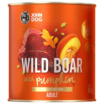 Obrázok produktu pre John Dog PUMPKIN Dospelý diviak s tekvicou 800g
