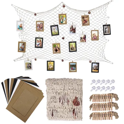Image de Solidchoice - Ensemble de 30 cadres photo rétro avec clips, idéal pour la décoration murale