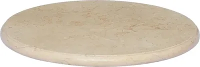 Produktbild von Hochwertige Tischplatte Creme Ø50x2,5 cm Marmor, Tischplatten DE1466