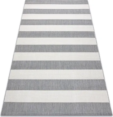 Zdjęcie produktu dla Dywan SZNURKOWY SIZAL FLAT 48644/637 PASY biały 160x230 cm