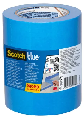 Produktbild von ScotchBlue™ Malerabdeckband Klebeband „Multi-Surface“ - 48 mm x 41 m - 3 Stück