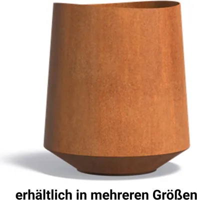 Produktbild von Adezz Velis aus Corten-Stahl Pflanzgefäß Pflanzkübel Blumentopf Blumenkübel