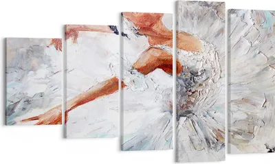 Produktbild von Bild auf Leinwand - Leinwandbild - Frau Tanz Ballett Körper - 100x60cm - Wand Bild - Wanddeko - Leinwanddruck - Bilder - Kunstdruck - Wanddekoration - Leinwand bilder - Wandkunst - EG100x60-3101