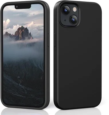 Productafbeelding van Silicone hoes voor iPhone 13 - Ultra dunne beschermende case in zwart