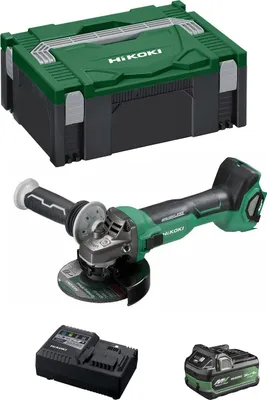 Produktbild von Winkelschleifer HIKOKI G1813DAA1X (1 x 2,5Ah/5,0Ah + UC18YSL3 + Koffer HSC II)
