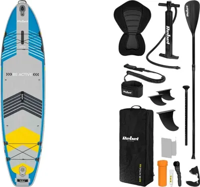 Image de Rebel RBA-4518-BL Paddleboard avec accessoires 335 cm, SUP ACTIVE PRO, bleu