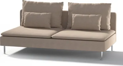 Produktbild von Dekoria Bezug für Söderhamn Sitzelement 3, beige-grau, Bezug für Sitzelement 3