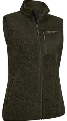Produktbild von Deerhunter Lady Atlas Fleeceweste Damen (Forest Green) Größe 40